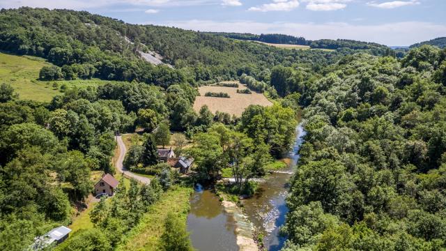 The Sarthe River in the Alpes Mancelles