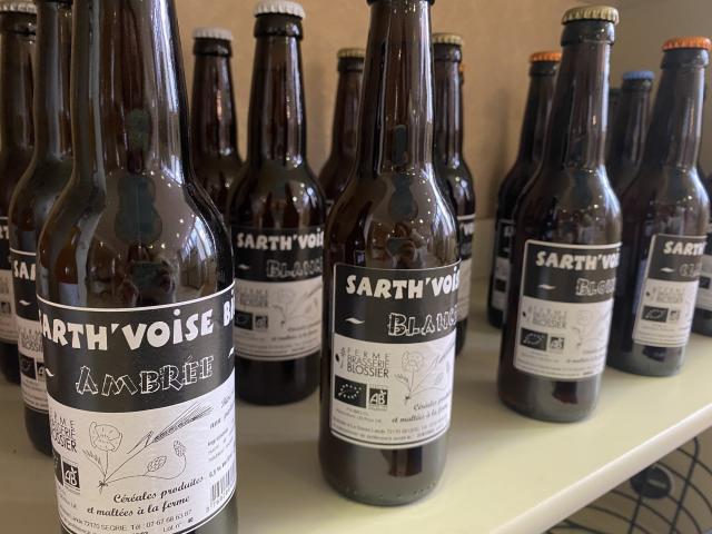 Beers in store at the Fresnay-sur-Sarthe Tourist Office